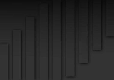 Soyut Black Metallic Teknoloji Katlama Gölge Düzeni Modern Şablon Arkaplanı