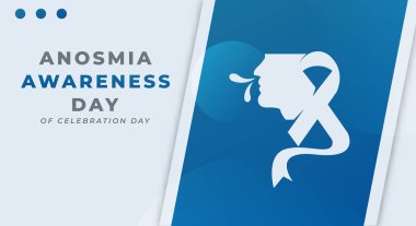 Anosmia Farkındalık Günü Arkaplan, Poster, Afiş, Reklamcılık, Tebrik Kartı Kutlama Tasarımı