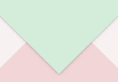 Colorful of Soft Pink and Green Paper Cut Background with Copy Space for Text