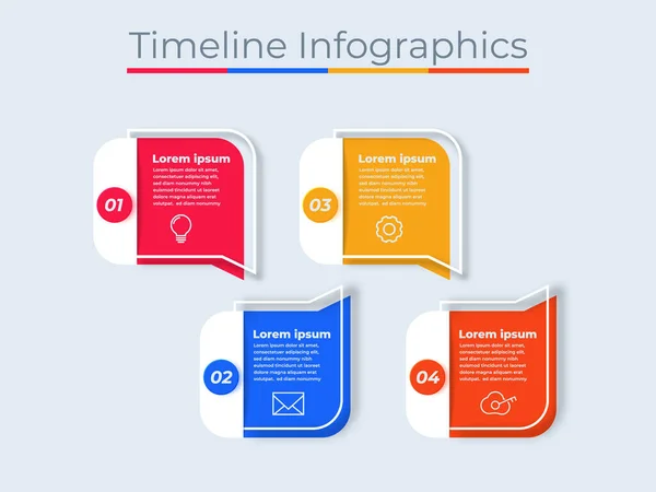 Графический Дизайн Paper Art Style Marketing Icons Возможность Workflow Out — стоковый вектор