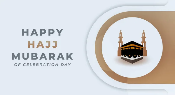 Celebración Del Día Islámico Hajj Mabrour Ilustración Diseño Vectorial Para — Vector de stock