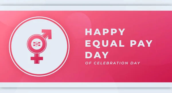 stock vector International Equal Pay Day Celebration Vector Design Illustration for Background, Poster, Banner, Advertising, Greeting Card