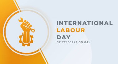 Uluslararası İşçi Bayramı Kutlama Vektör Tasarım Resimleri Arkaplan, Poster, Sancak, Reklamcılık, Tebrik Kartı