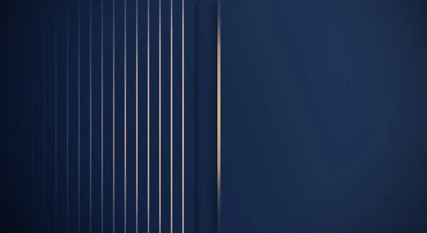 Mörkblå Och Gyllene Lyx Glitter Abstrakt Tech Geometrisk Bakgrund Med — Stock vektor
