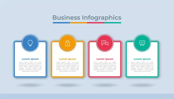 Timeline Infographics Business Data Visualization Process Chart Abstract Diagram Graph — Stock Vector