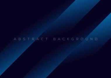 Metin veya İleti için Boşluğu Kopyalayan Koyu Mavi Modern İş Arkaplanı