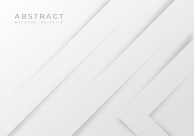 Abstract Dynamic White Dimension Background with Copy Space for Text