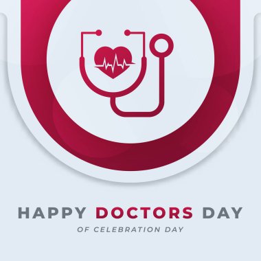 Uluslararası Doktor Günü Kutlama Vektör Tasarımı Arkaplan, Poster, Sancak, Reklamcılık, Tebrik Kartı