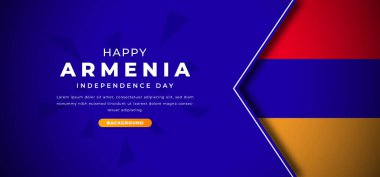 Mutlu Ermenistan Bağımsızlık Günü Tasarım Kağıt Kesimi Poster, Bayrak, Reklam, Tebrik Kartı Arkaplan Resimleri