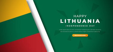 Litvanya Bağımsızlık Günü 'nüz kutlu olsun. Kağıt Kesimi, Poster, Bayrak, Reklam, Tebrik Kartı Arkaplan Resimleri