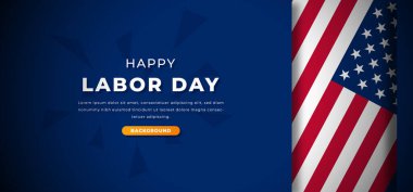 1 Mayıs 'ta Uluslararası İşçi Bayramı Poster Afişi Birleşik Devletler Amerika Kutlama İşçisi