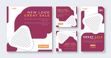 Çevrimiçi Pazarlama İçin Özel İndirim Sosyal Medya Postası Banner, Hikaye ve İnternet İlanlarıComment