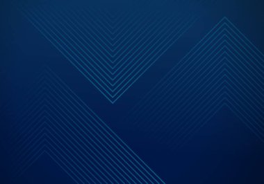 Dark Blue Background. Modern Line Stripes Curve Abstract Presentation Background with Copy Space