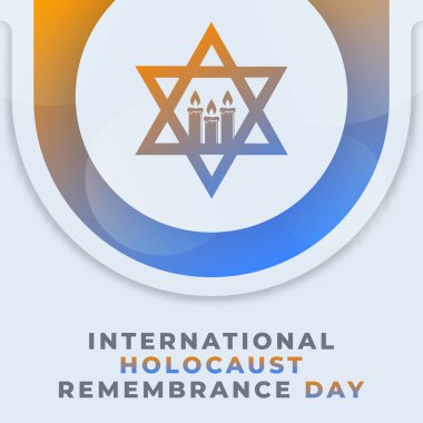 Soykırım Anma Günü Kutlama Vektörü Arkaplan Tasarımı, Poster, Bayrak, Reklam Kartı, Tebrik Kartı