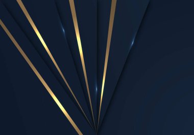 Parlak Soyut Altın Çizgiler Çapraz Üst üste Lüks Karanlık Donanma Mor Arkaplanı Metin için Boşluğu Kopyala