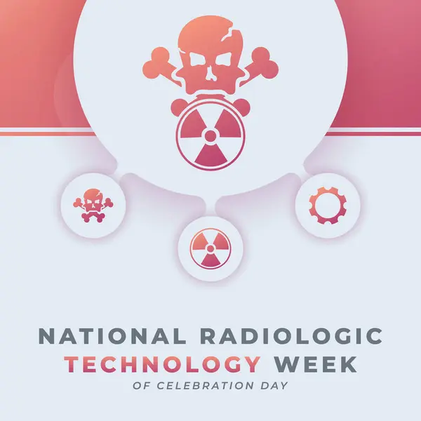 stock vector Happy Radiologic Technology Week Celebration Vector Design Illustration for Background, Poster, Banner, Advertising, Greeting Card