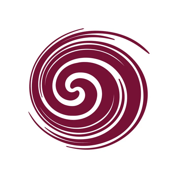Símbolo Del Logotipo Del Huracán Ilustración Abstracta Del Vector Icono — Vector de stock