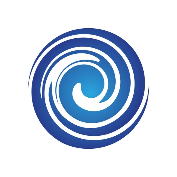 Simbolo Logo Hurricane Illustrazione Astratta Del Vettore Icona — Vettoriale Stock