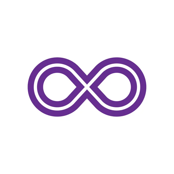 Infinito Logotipo Símbolo Plantilla Iconos Vector Ilustración — Vector de stock