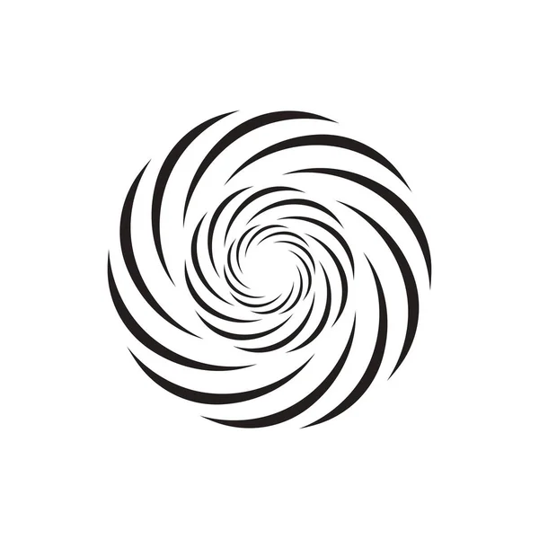 Vórtice Símbolo Vector Ilustrador Icono Abstracto Diseño Plantilla Logotipo Logotipo — Vector de stock