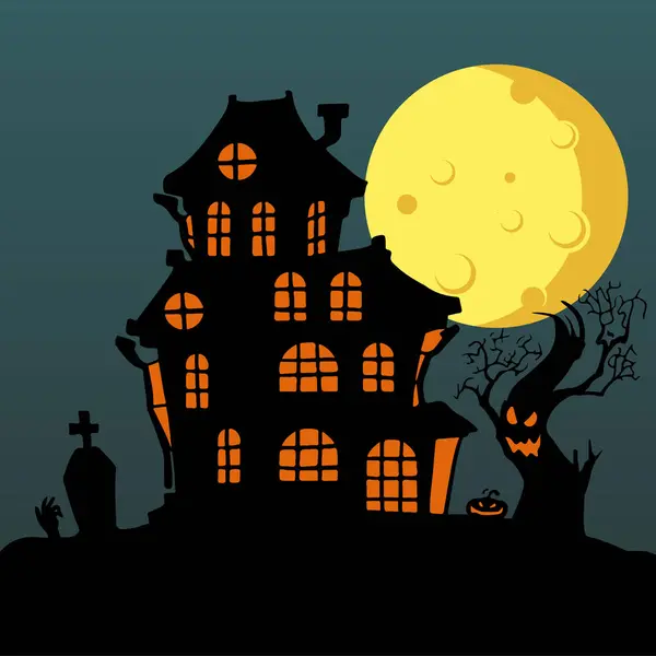 Fête Halloween Ensemble Bannière Lumineuse Conception Bannière Vectorielle Halloween Motif — Image vectorielle