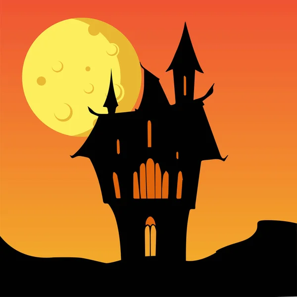 Festa Halloween Striscione Luminoso Helloween Disegno Banner Vettoriale Sfondo Felice — Vettoriale Stock