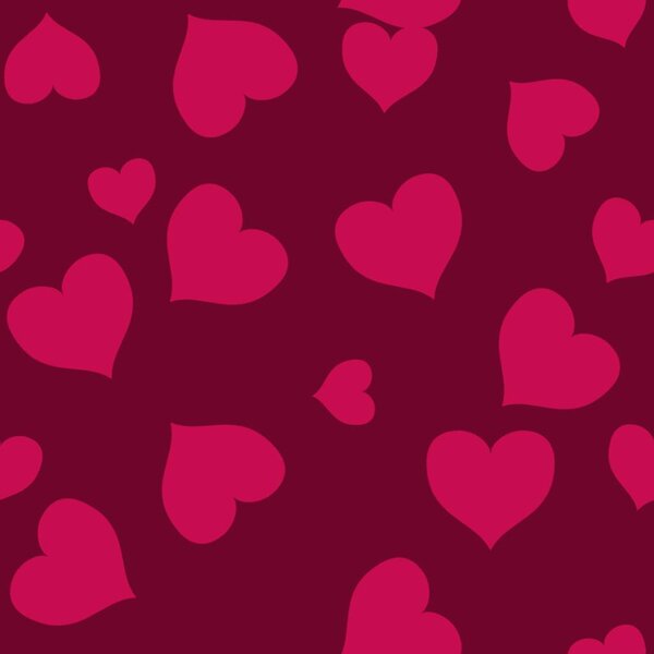 Seamless pattern with pink hearts  background. Vector illustration. Lovely day . valentine's day.