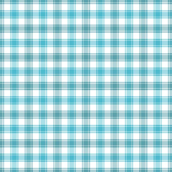 Seamless Pattern Light Blue White Colors Plaid Fabric Textile Clothes — Stock Photo, Image