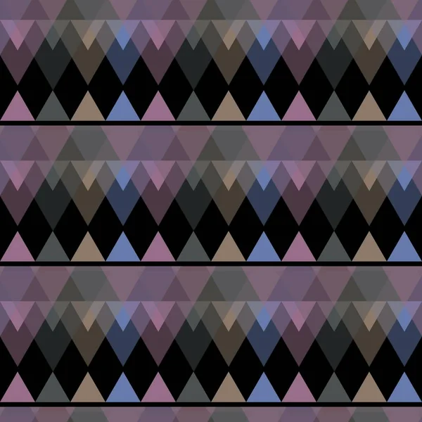 Шаблон Трикутника Безшовний Візерунок Різноманітних Різнокольорових Трикутників — стокове фото