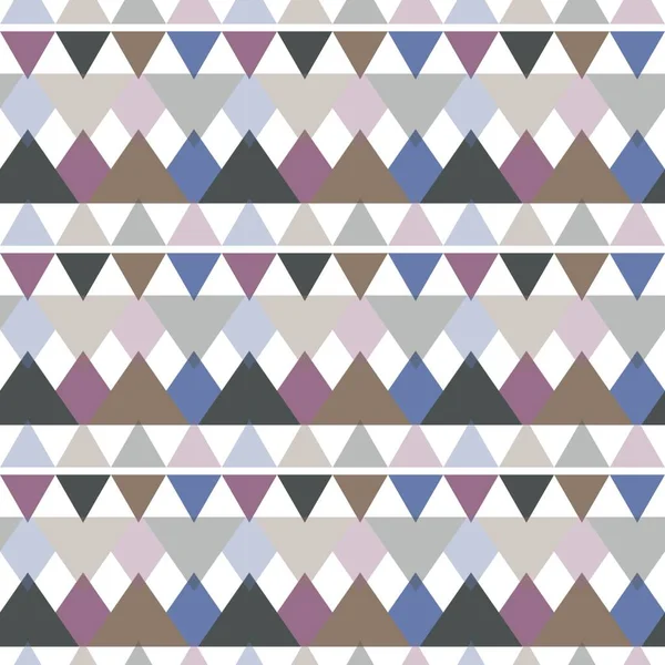 Driehoekpatroon Naadloze Patroon Achtergrond Uit Een Verscheidenheid Van Veelkleurige Driehoeken — Stockfoto