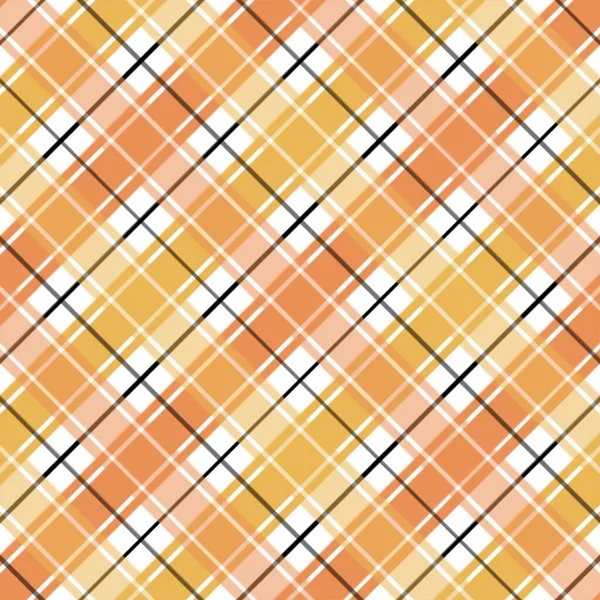 Płynny Wzór Tartanu Pomarańczowym Wzorze Kraty Tło — Zdjęcie stockowe