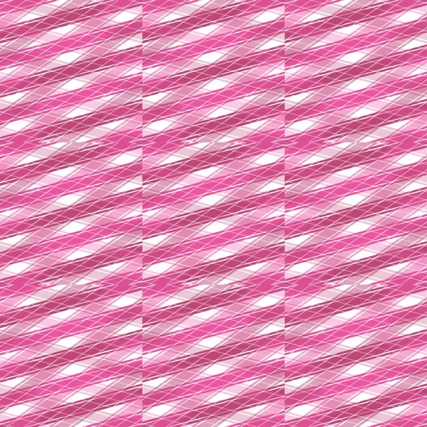 Бесшовный Клетчатый Узор Ромбом Пастельно Розовых Белых Цветах — стоковое фото