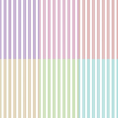 Pastel renklerle kusursuz ekose desenli.