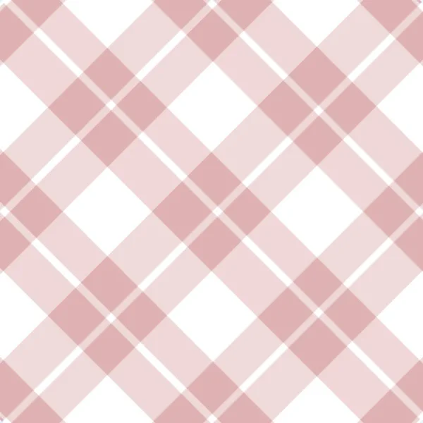 Бесшовный Узор Светло Розовых Белых Цветах Клетчатки Ткани Текстиля Одежды — стоковое фото
