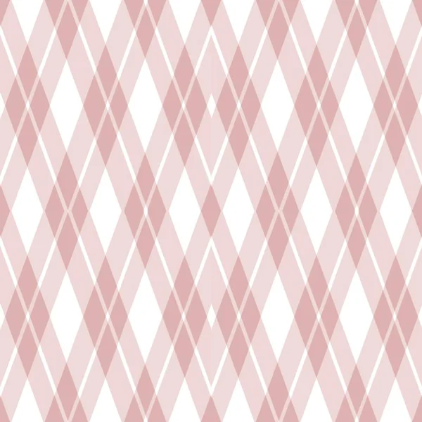 格子花 纺织品 桌布和其他物品用浅粉色和白色无缝图案 — 图库照片