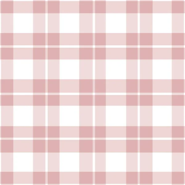 Motivo Senza Cuciture Colori Rosa Chiaro Bianco Plaid Tessuto Tessile — Foto Stock