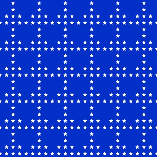 Απρόσκοπτη Μοτίβο Λευκά Αστέρια Στο Φόντο Χρώμα Εικονογράφηση Διανύσματος — Φωτογραφία Αρχείου