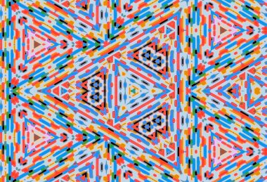 Soyut Geometrik Desen Sanatı.