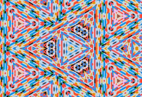 Abstract Geometrische Patronen Kunstwerk — Stockfoto