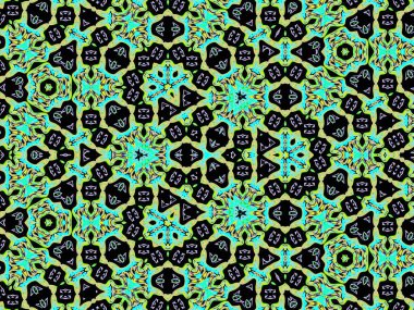 Soyut renkli geometrik seamless modeli simetrik kaleydoskop moda, Tasarım.