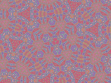 Soyut kaleydoskop arkaplanı. Güzel çok renkli kaleydoskop dokusu. Eşsiz kaleydoskop tasarımı.