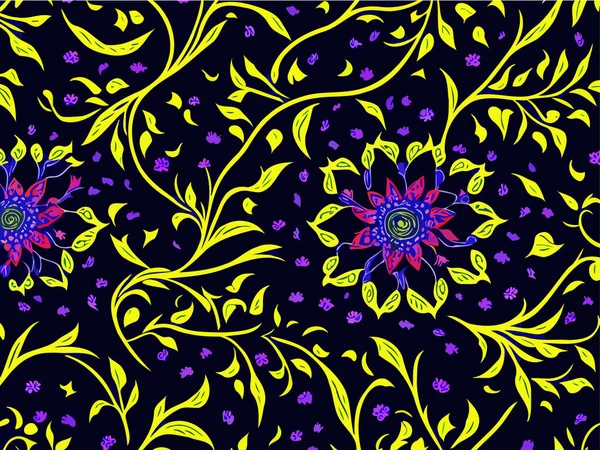 Vektorové Ilustrace Zobrazující Květiny Geometrické Tvary Divoké Květy Květiny Vektorové — Stockový vektor