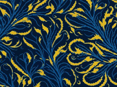 Vektör grafikleri kullanılarak yaratılmış soyut çiçek desenlerinin büyüleyici bir görüntüsü. Sanat eserleri, doğanın güzelliği ve karmaşık çiçek unsurları ile soyutlamanın ifade özgürlüğünü birleştirir..