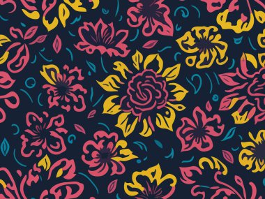 Tuhaf Çiçeksel Vektör Sanatsal Çizim Çizimi. Çiçekleri, geometrik şekilleri ve vahşi çiçekleri tasvir eden vektör çizimleri. çiçek vektör çizimleri geometrik şekiller vahşi çiçekler karmaşık detaylar çağdaş yaratıcı olanaklar.