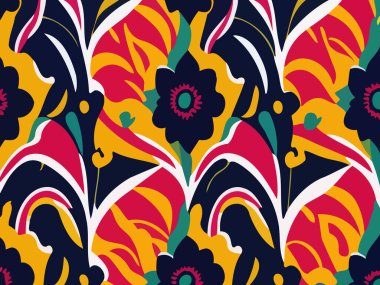 Tuhaf Çiçeksel Vektör Sanatsal Çizim Çizimi. Çiçekleri, geometrik şekilleri ve vahşi çiçekleri tasvir eden vektör çizimleri. çiçek vektör çizimleri geometrik şekiller vahşi çiçekler karmaşık detaylar çağdaş yaratıcı olanaklar.