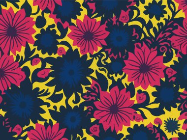 Doğadan esinlenilmiş Soyut Vektör tasarımı. Çiçekleri, geometrik şekilleri ve vahşi çiçekleri tasvir eden vektör çizimleri.