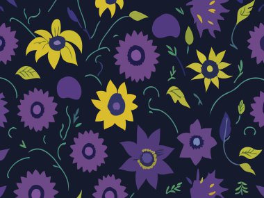 Doğadan esinlenilmiş Soyut Vektör Tasarımı