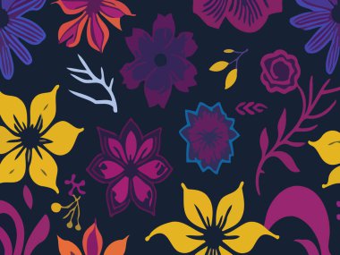 Doğadan esinlenilmiş Soyut Vektör Tasarımı