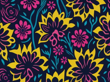 Doğadan esinlenilmiş Soyut Vektör Tasarımı