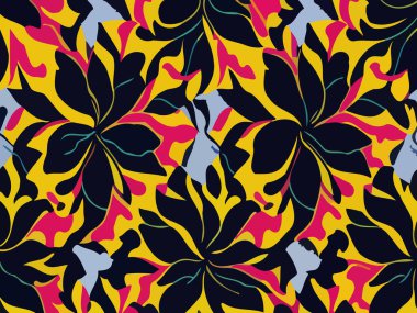 Doğadan esinlenilmiş Soyut Vektör Tasarımı